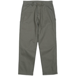 NATIVEWELL复古工装宽松长裤画家工装裤HBT面料