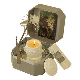 帕特农神庙香薰蜡烛创意礼盒送女生日礼物小众高级感香氛伴手礼