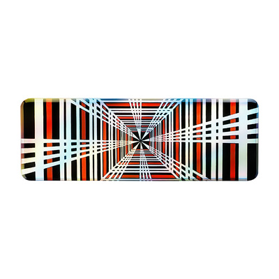 特斯拉时光隧道车标plaid装饰贴