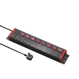 德木电竞排插pdu夹桌USB插座桌搭夹具电脑桌上桌下插排桌面宿舍