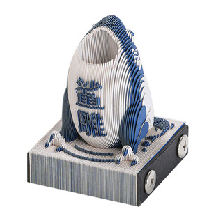 2026年mini款3D立体纸雕便签纸小摆件中国风科幻模型手撕新年礼物