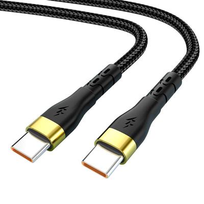 双头typec车载平板电脑手机数据线PD闪充120W快充公对公CtoC长2米