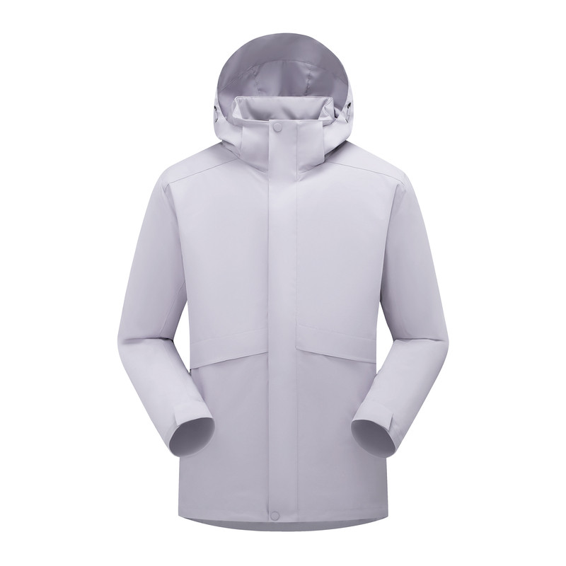 2026冲锋衣羽绒服三合一男轻薄可拆卸情侣防水女外套4S店工服定制
