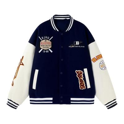 BJHG不计后果羽绒服棒球服外套男