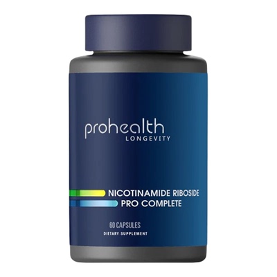 美国ProHealth烟酰胺核苷Complete 60粒三合一NR+反式白藜芦+TMG