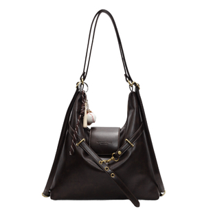 斜挎包女式2025新款大容量托特包上班通勤包包高级感三用双肩包