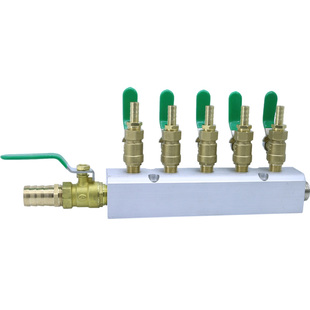 水管软管氧气管气源分流器分气块配器格林铜宝塔接头多通皮管鱼缸