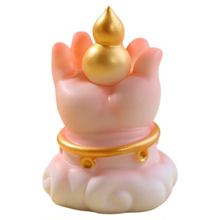 【福禄双全】胖fufu佛手莲花摆件办公桌面解压治愈系好运莲莲礼物