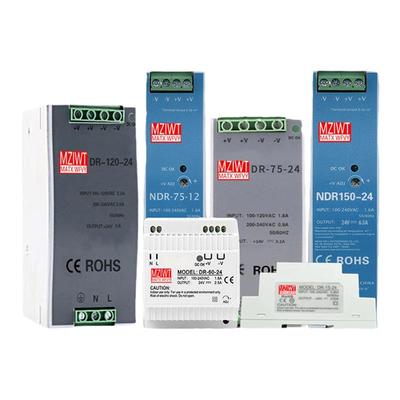 NDR/EDR/DR导轨系列开关电源220v交流(AC)转直流(DC)12v24V直流电