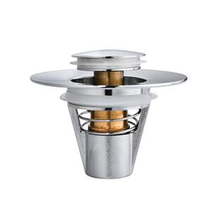 潜水艇洗脸洗手盆卫生间面盆通用下水器配件按压式弹跳芯漏水塞子