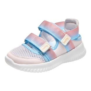 Miffy米菲童鞋夏季户外透气网面运动鞋女童中大童镂空百搭休闲鞋