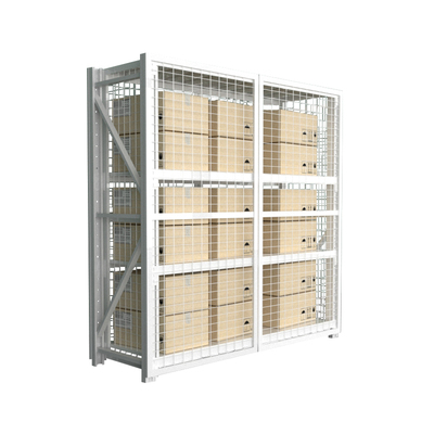 成洁仓储商场带门网格展示架