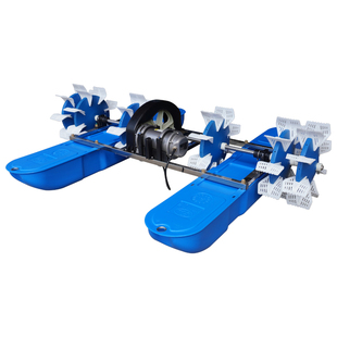 上海义民水车式增氧机叶轮式鱼塘养殖大型专用制氧机三相大功率