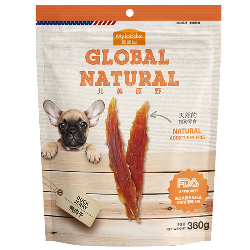 麦富迪狗狗零食磨牙棒小型犬成幼犬泰迪鸡肉干鸭肉干肉条宠物零食