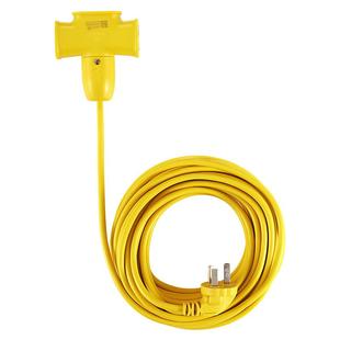 公牛防摔插座摔不烂工地工程专用10米地拖线板15米排插排20米长线