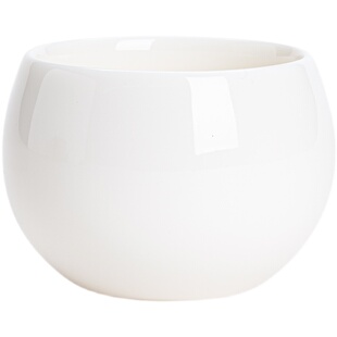 羊脂玉白瓷大号罗汉杯主人杯厚胎品茗单杯家用陶瓷功夫茶具配件