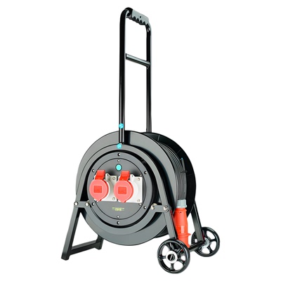 守护者移动电缆卷线盘绕轮车380V工业五芯插座4SLG350164/324/634