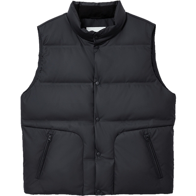 【AT系列】杰克琼斯男装羽绒马甲冬季新款立领纯色休闲保暖上衣