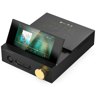 山灵EM7桌面安卓播放器MP3蓝牙台式解码耳放平衡功放一体机解码器