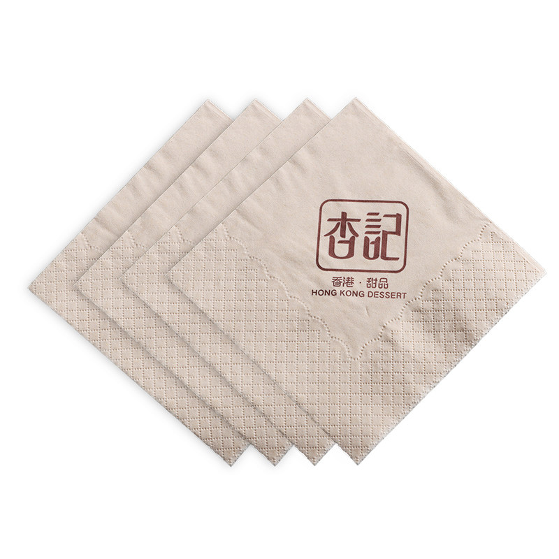 欧可咖啡纸巾定制印logo