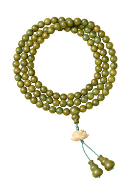 【S+沉水级】天然绿檀手串108颗