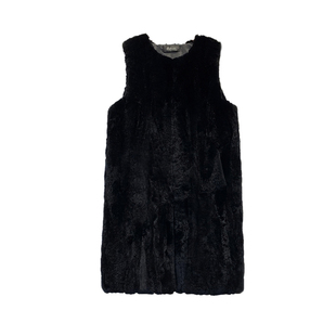 加肥大码胖MM定制皮草外套超长款显瘦宽松厚獭兔毛皮毛一体马甲女