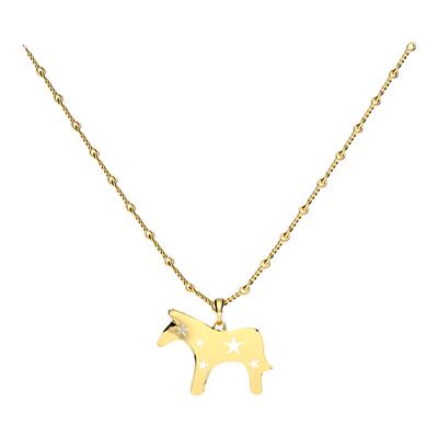 oddly 星星魔法小马镀金 纯银项链高级轻奢原创原创马年吉祥项链