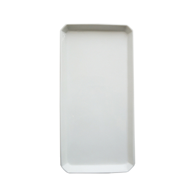 线条感茶盘陶瓷简约白釉