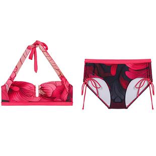 爱慕25夏花颜泳装泳衣女士海边沙滩温泉性感比基尼套装AM67A901