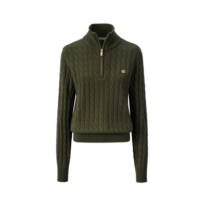 卓凡尼·华伦天奴绞花羊毛衫