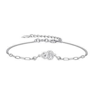 TSL谢瑞麟铂金时尚系列铂金手链葫芦手饰pt950手链女士BF524