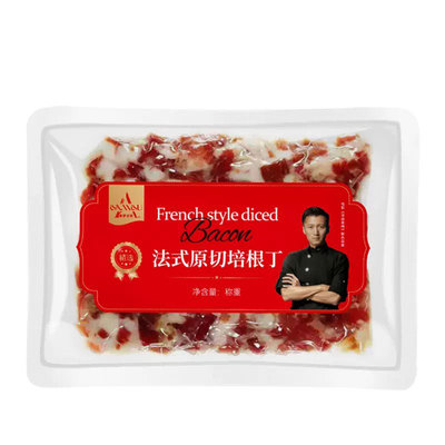 法式原切培根丁200g五花火腿肉丁