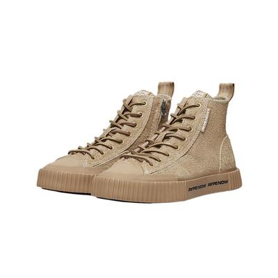 Aape绒面革系带高帮休闲鞋