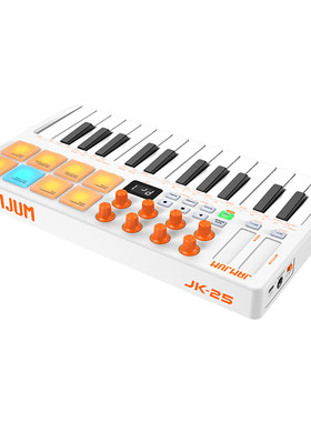 JRMJUM25键MIDI编曲键盘无线链接
