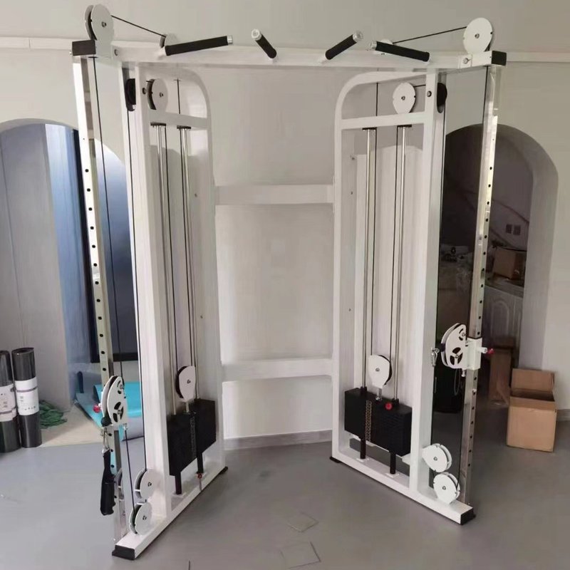 健身房龙门架小飞鸟插片双臂机绳索训练器力量增肌多功能