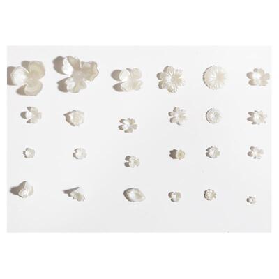 珍珠色花朵花瓣diy亚克力手工