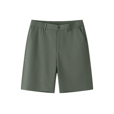 霞湖世家 男士夏季高尔夫竹纤维透五分裤短裤 KC605