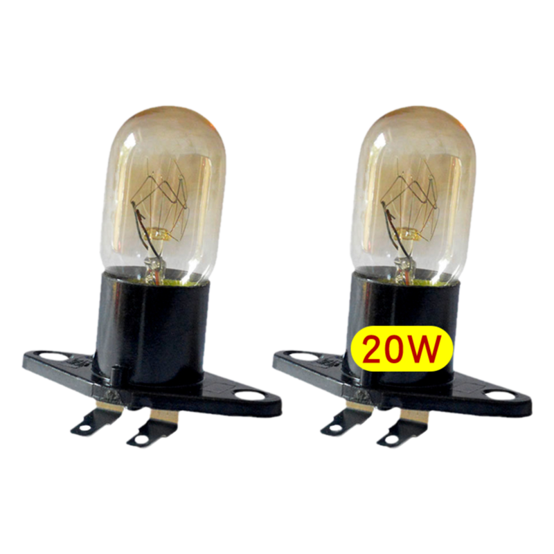微波炉灯泡带座一体250V20W平脚