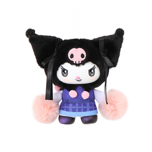 miniso名创优品三丽鸥心动的镜头系列搪胶毛绒挂件美乐蒂包包挂饰