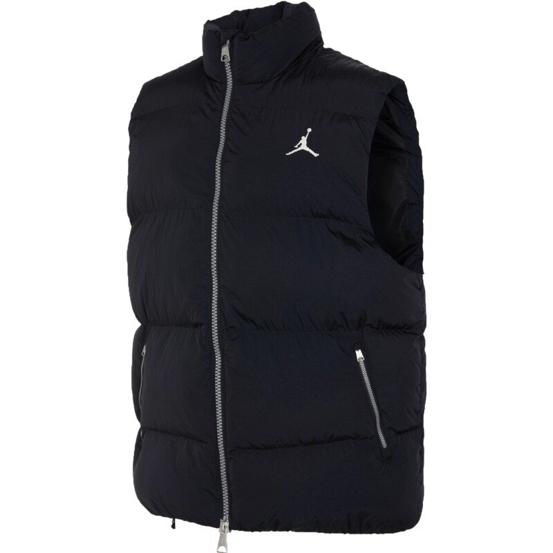 NIKE耐克男子jordan运动休闲立领棉服背心马甲FB7308-010