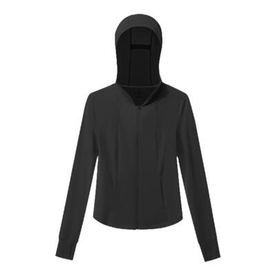 骆驼茶花冰丝防晒衣女款修身短款