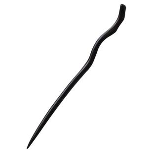 加长款天然黑檀木发簪古风中式简约现代木簪盘发汉服发饰旗袍头饰