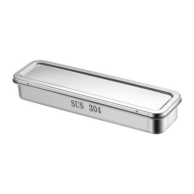 304不锈钢筷子盒收纳盒防尘商用