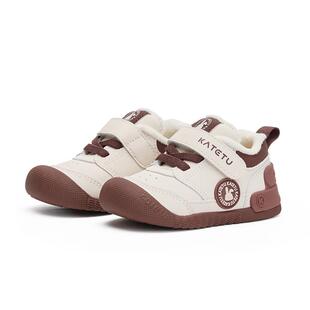 卡特兔宝宝学步鞋2025冬季新品婴儿鞋子男童加绒保暖儿童女童棉鞋