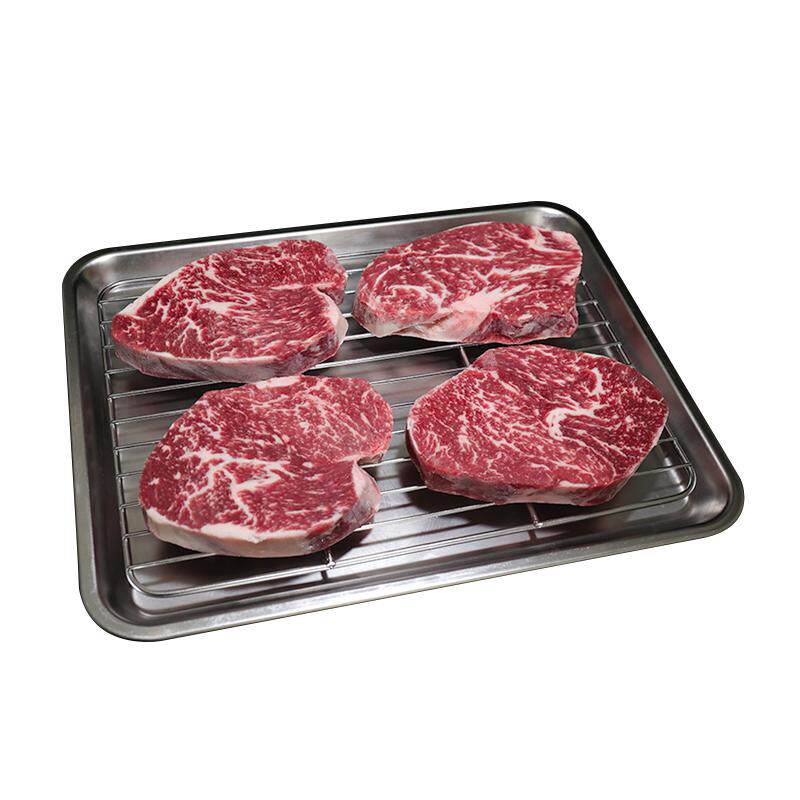 澳洲和牛M4-5三角肉原切雪花牛排薄切烤肉 家庭烧烤食材1000g包邮