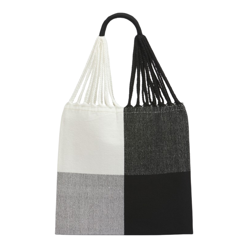 Marni Market 直邮代购 棉布拼接色格纹吊床菜篮子女包 25秋冬
