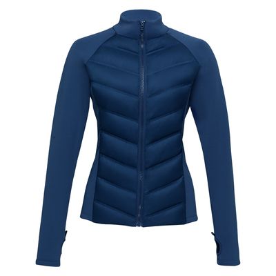 科里芙运动羽绒服女修身冬季跑步防风保暖鸭绒内胆轻薄健身外套