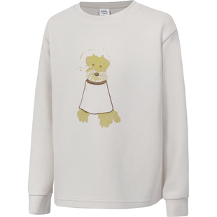 本来BENLAI男童云感柔圆领卫衣25秋季新款宽松长袖上衣BTAW50008