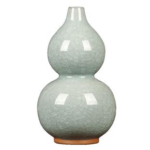 钧瓷小葫芦摆件创意家居客厅玄关电视柜酒柜办公室瓷器装饰工艺品