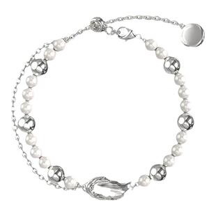 WEALTHYBOO雪痕珍珠手链轻奢小众精致女原创设计高级感送女友礼物